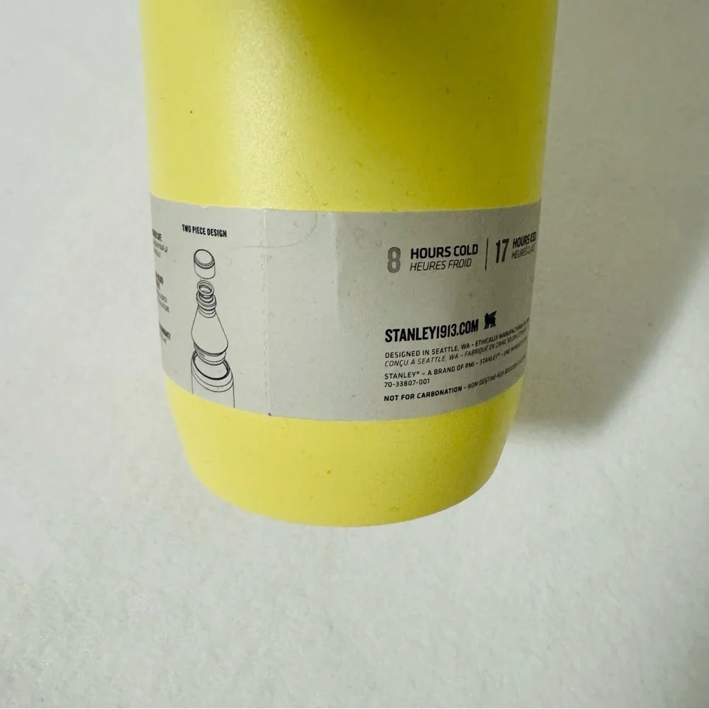 Stanley All Day Slim Bottle 34oz Twist on Lid Travel/Gym Insulated BPA Pomelo - Picture 6 of 9